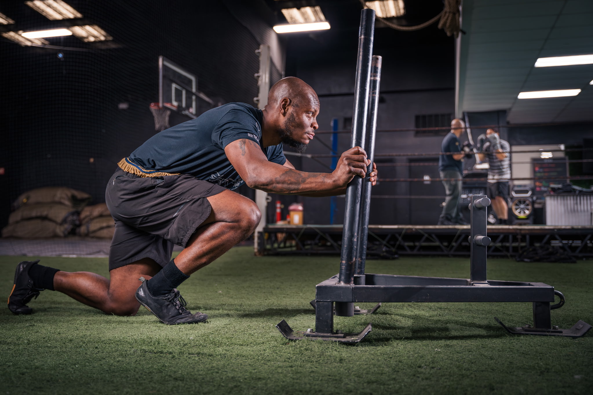 Group training sessions at Fit4Battle Boxing gym focusing on cardiovascular endurance